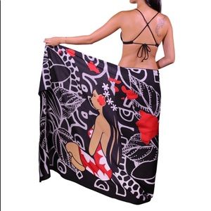 Hinano Pareo Sarong Wrap Hawaiian Island Chain